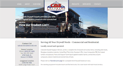 Desktop Screenshot of coloradodrywall.com